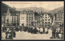 Einsiedeln, Fronleichnamsprozession am R