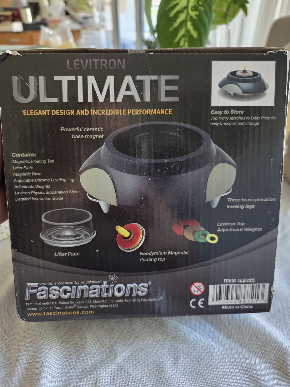 Giochi: Levitron Ultimate Magnetic Floating Top - Fun Physics! – Usato da Zollikofen venduto da Tamyru77