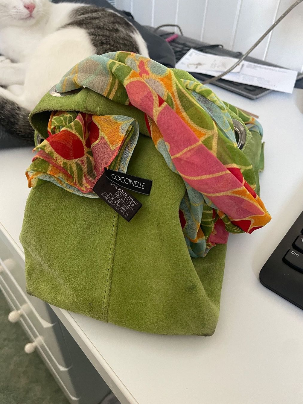 Coccinelle Borse da donna: Coccinelle sommerliche Handtasche hellgrün – Usato da Volketswil venduto da n_r_5gdf 4