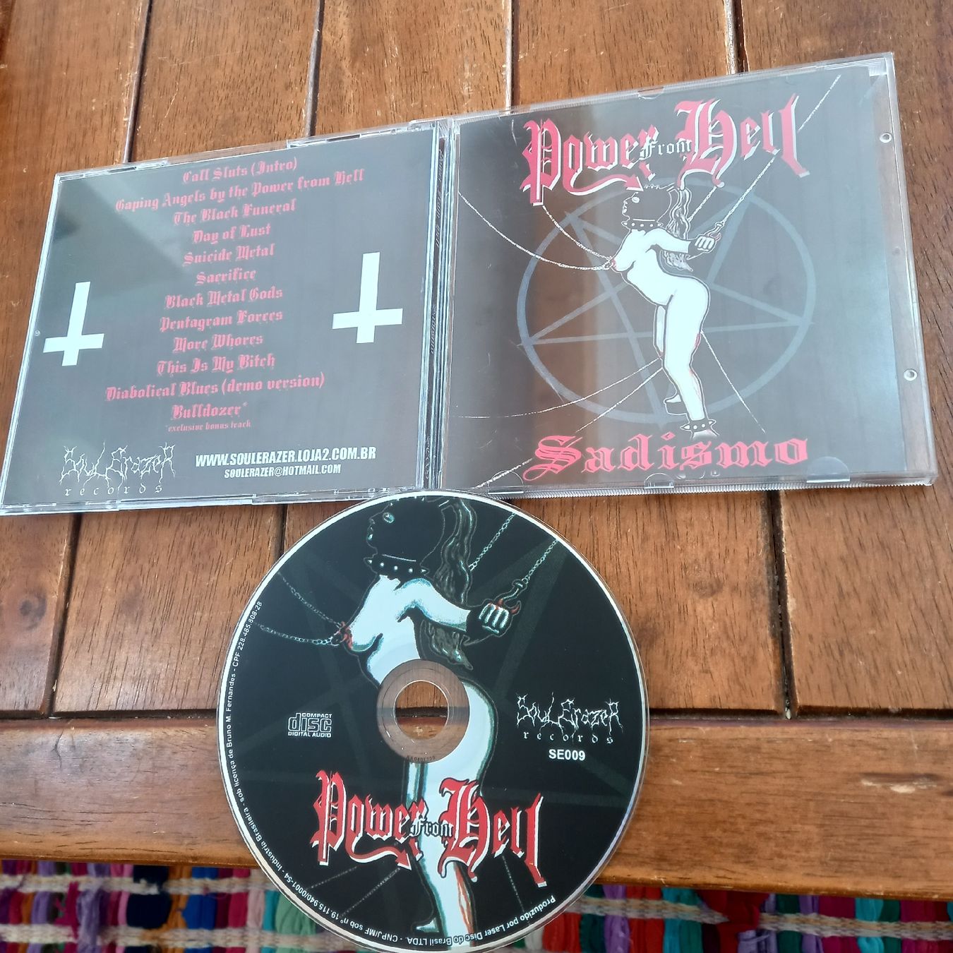 CD: power  from hell - sadismo  – Usato da St-Cergue venduto da VeganWarrior
