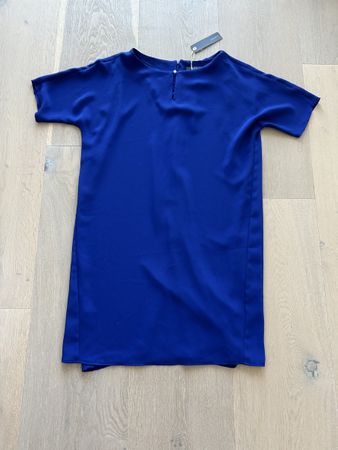 Kleid Esprit kurzarm blau / königsblau Gr. M NEU