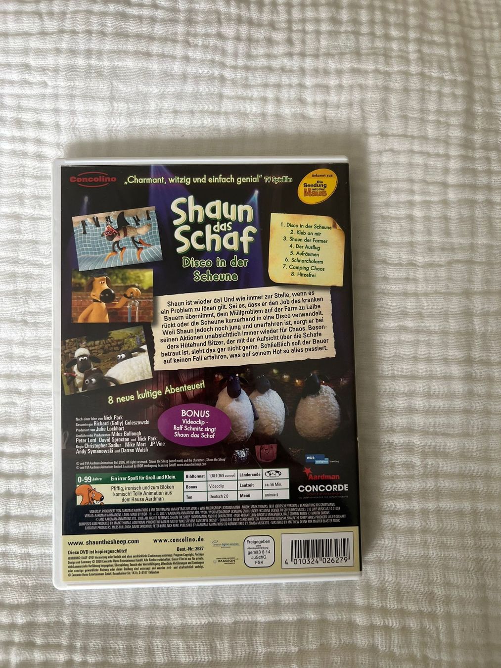 Tutti i DVDs: Shaun das Schaf "Disco in der Schäune" DVD – Nuovo (secondo la descrizione) da Pfäffikon ZH venduto da Batgirl78 1
