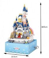 1220 Loz Mini - Spieluhr Schloss (Ohne Box)