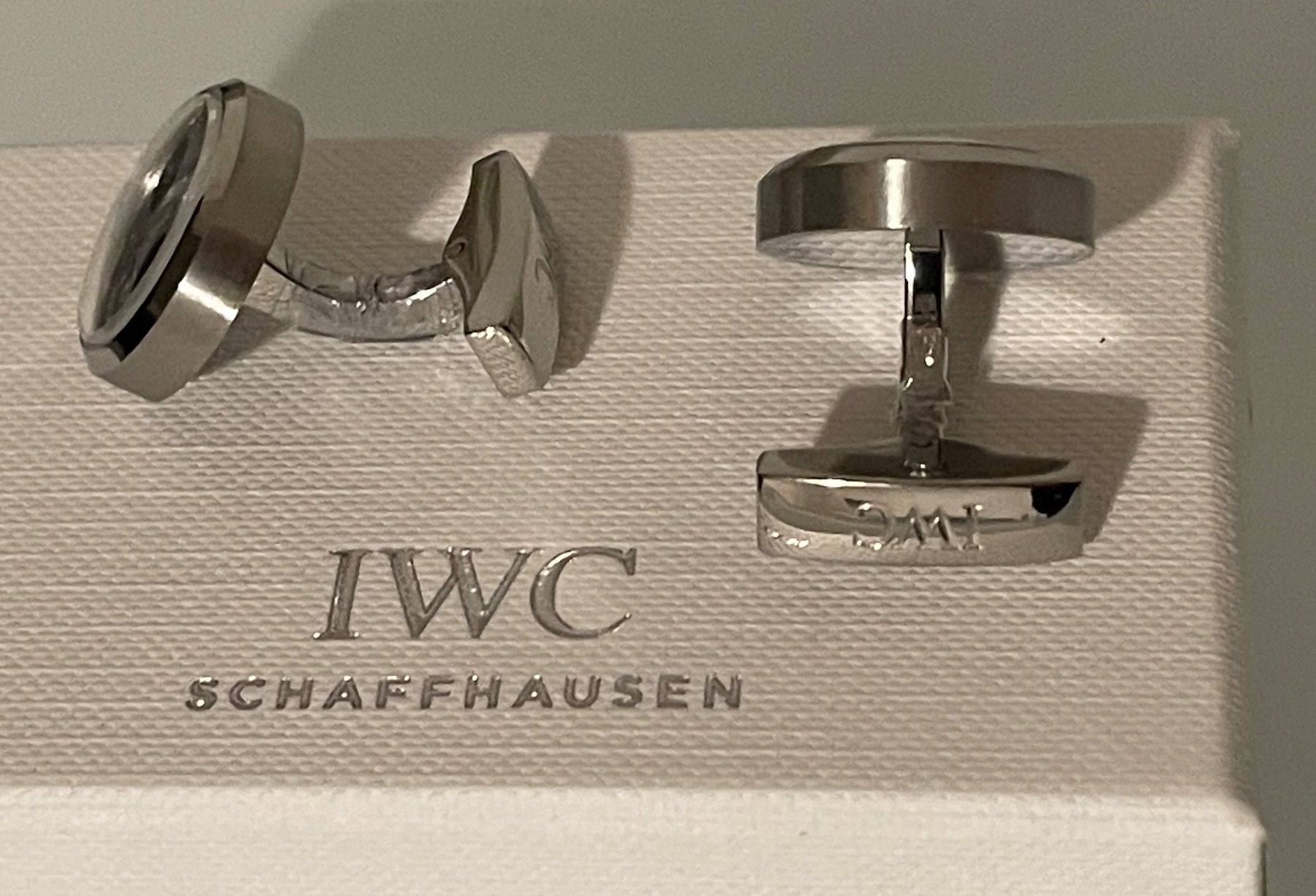 Gemelli: IWC Manschettenknöpfe – Nuovo e nell'imballaggio originale da Benken ZH venduto da Teessino 5