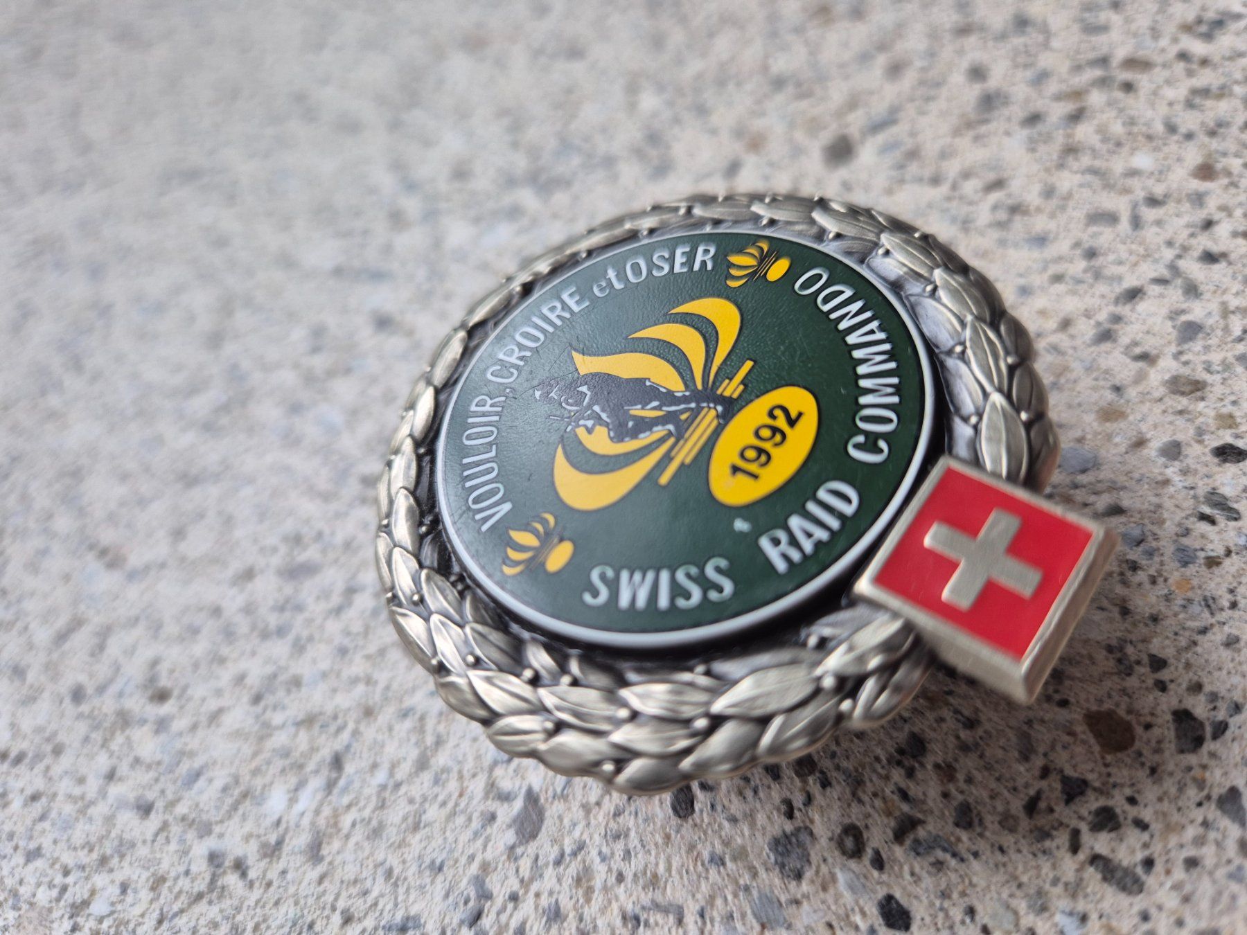Schweizer Armee Placchette & Badge: *** Beretemblem Swiss Raid Commando 1992 RARE *** – Nuovo (secondo la descrizione) da Riedholz venduto da fr_sIruP 2