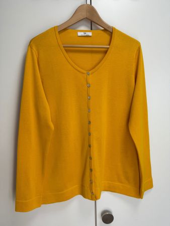 Peter Hahn Strickjacke Damen Gr. 46 - 100% Baumwolle