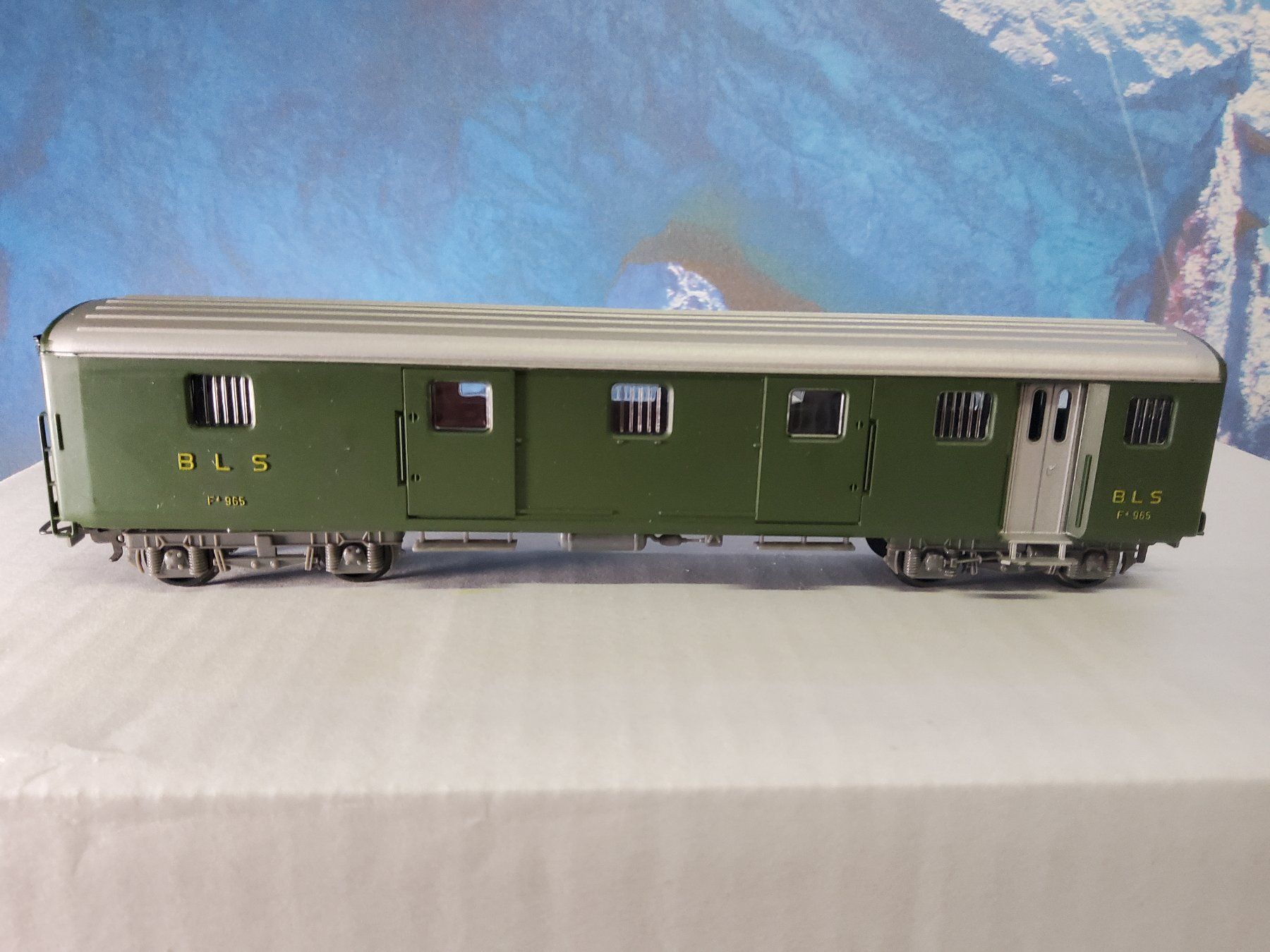 Kleinbahn Modellini di ferrovie: 2 Kleinbahn Gepäckwagen H0 Nr. 382 – Usato da Grüningen venduto da VENOM59 2