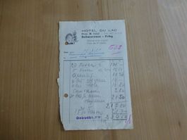 Schwarzsee, Hotel du lac, Prop. M. Illi, 1951