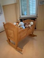 Wiege Holz natur, handgemacht