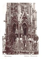 Nürnberg, schöner Brunnen, um 1966