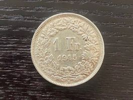 1 x 1 Franken Schweiz 1945 – zirkuliert