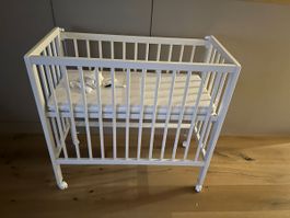Fillikid Baby Beistellbett (90x40) inkl Matratze
