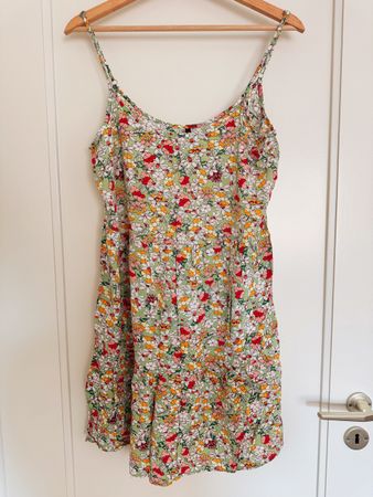 Chicorée Sommerkleid mit Blumenmuster | Grösse M, neuwertig