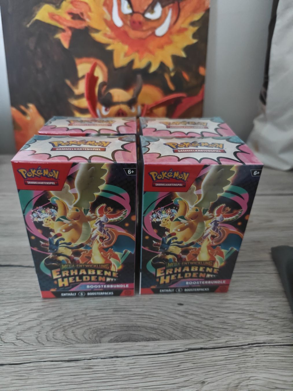 Pokémon Sammelbilder & Trading cards: 4x Erhabene Helden Booster Bundle - DE – Neu und originalverpackt aus Wetzikon ZH von PokeDome.ch