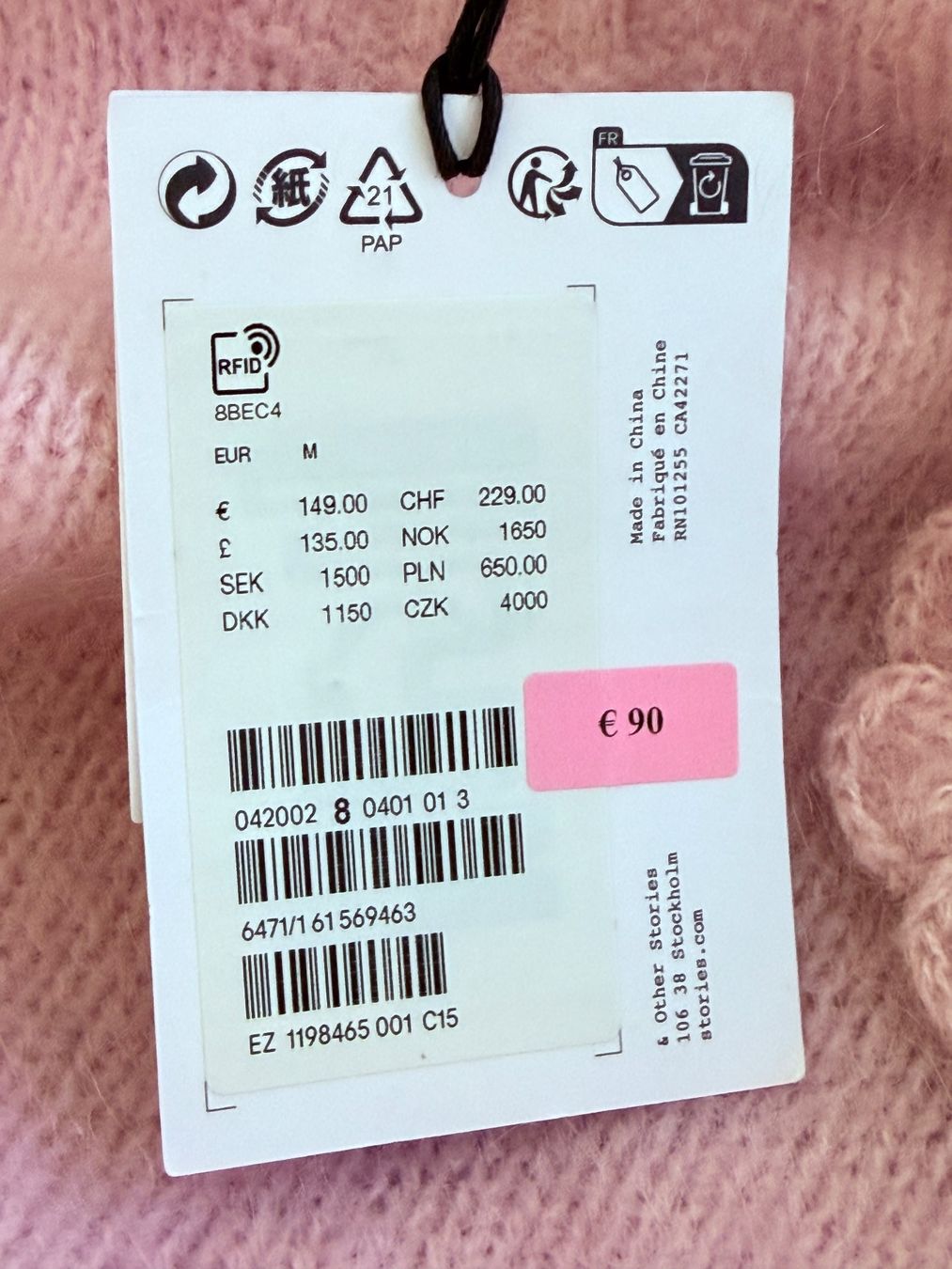 Maglioni & Felpe: Rosa & Other Stories Pullover (neu) – Usato da Kilchberg ZH venduto da KellerCI 3