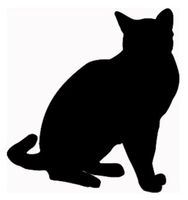 Sitzende Katze Aufkleber Top Angebot