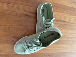 Superga Leinen Schuhe Sneaker Gr. 38