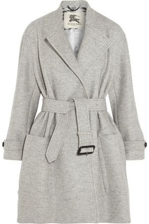 Burberry oversized wool coat grey Mantel Herbst 36 S