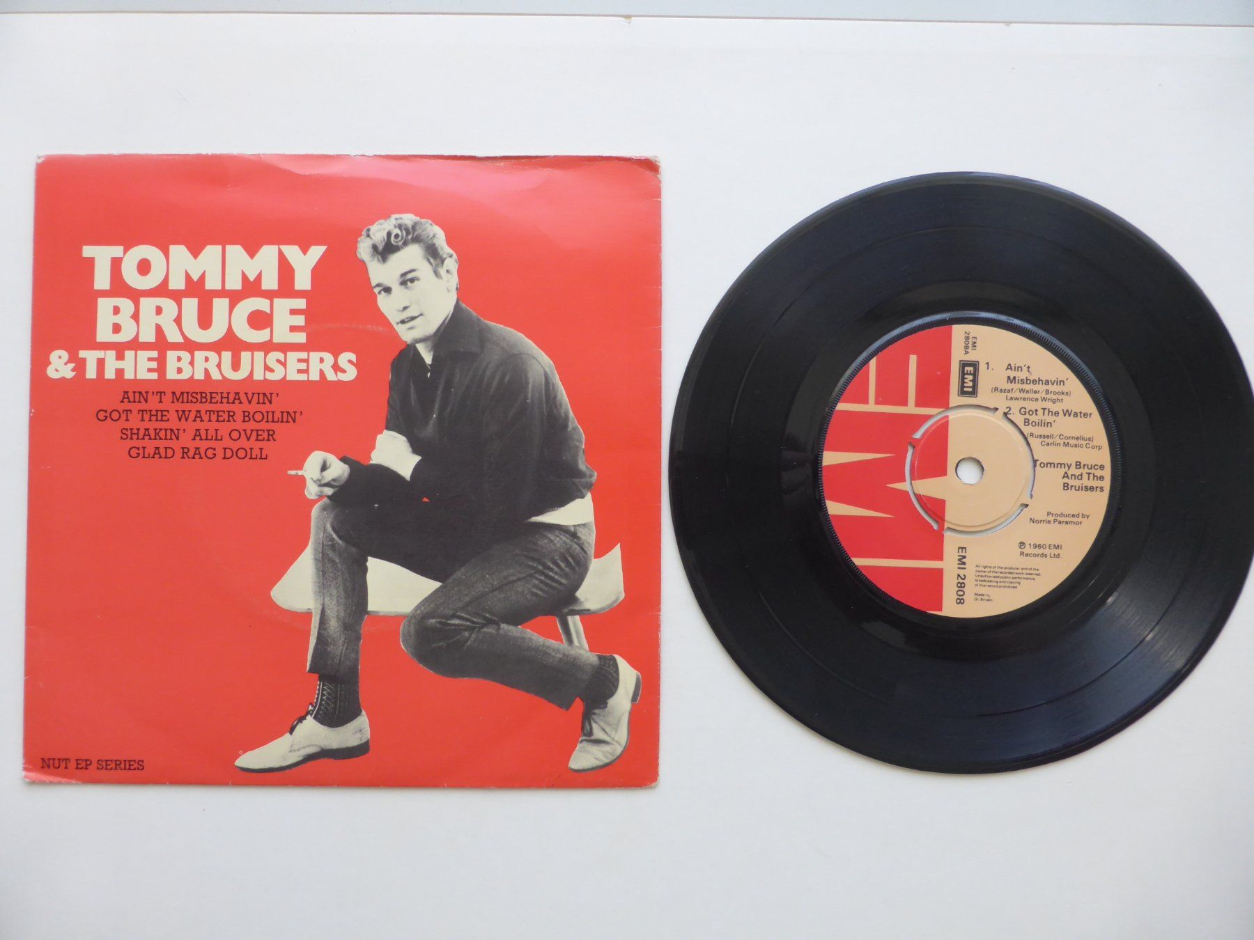 Dischi in vinile: VINYL SINGLE  EP  TOMMY BRUCE & THE BRUISERS – Usato da Küssnacht am Rigi venduto da Mondkinder