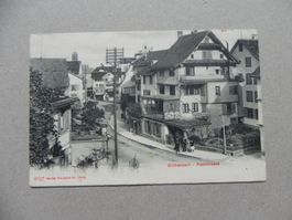 Karte Lichtdruck Richterswil ZH 1906 Poststrasse Buttergesch