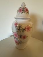 Elegante Vintage Blumenvase mit Deckel, Top Zustand!