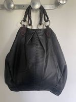 Edle Ledertasche in Schwarz, Top Zustand!