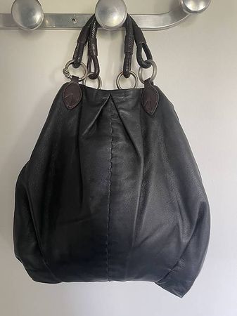 Edle Ledertasche in Schwarz, Top Zustand!