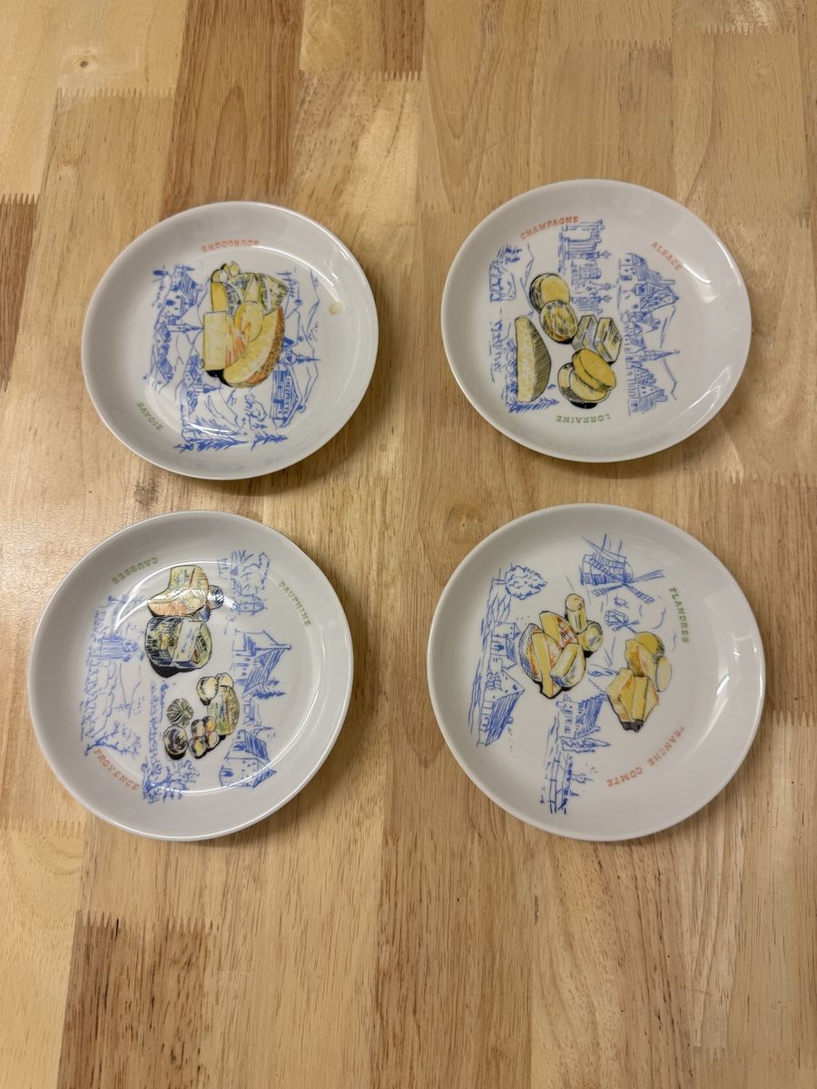 Piatti: 4 Teller Les Decors de Paris R. DUSSAULT  – Usato da Birsfelden venduto da inf_l2yy