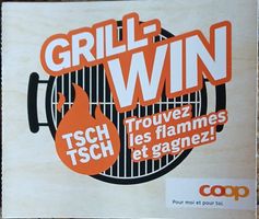 10 Coupons promotionnels Coop Grill-Win divers produits
