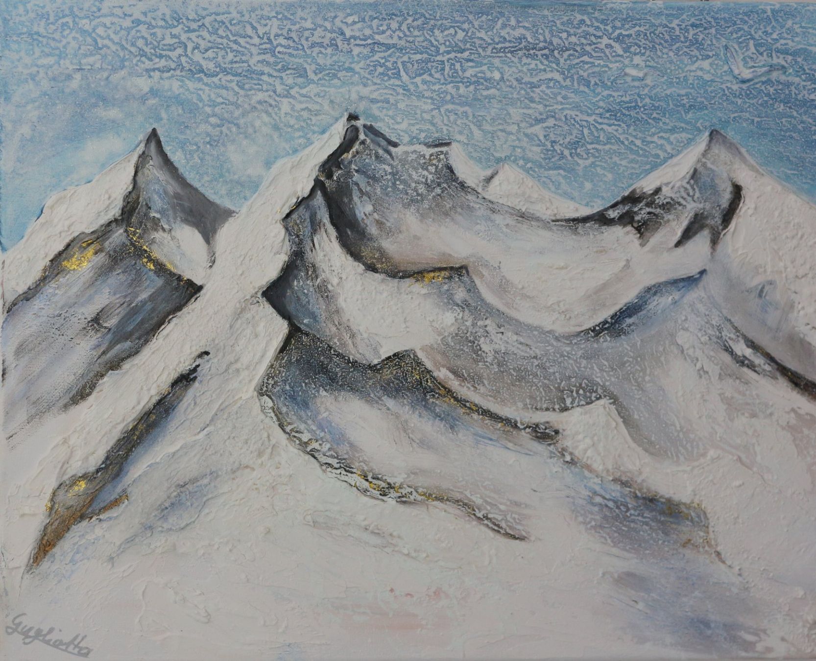 Gemälde: Berglandschaft – Neu (gemäss Beschreibung) aus Winznau von aar_2p6c