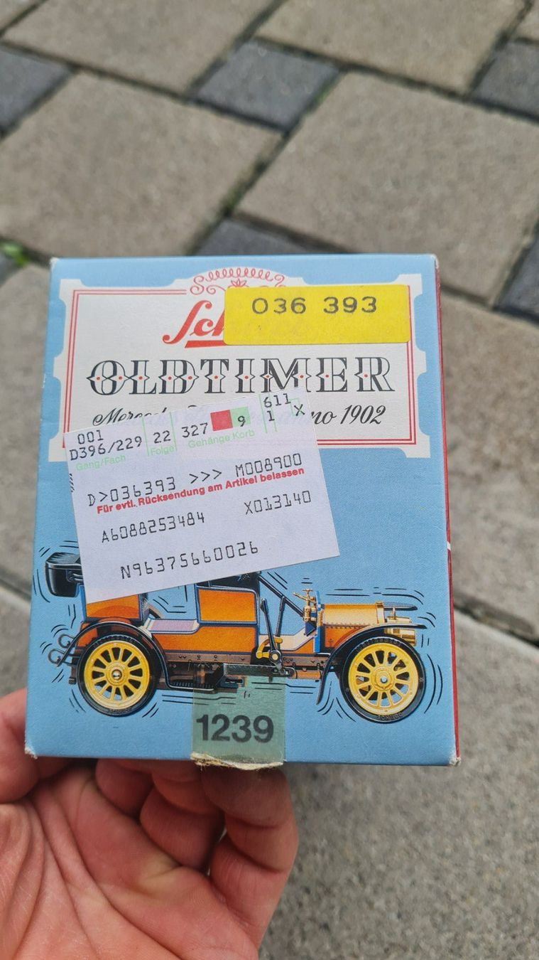 Schuco Modellini d'auto: Originalkarton / Schuco /Oldtimer / Mercedes Simplex JG 1902 – Usato da Safenwil venduto da Husqi2000 7