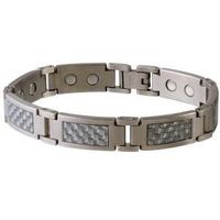 Sabona of London - Grey Carbon Fiber Magnet Armband