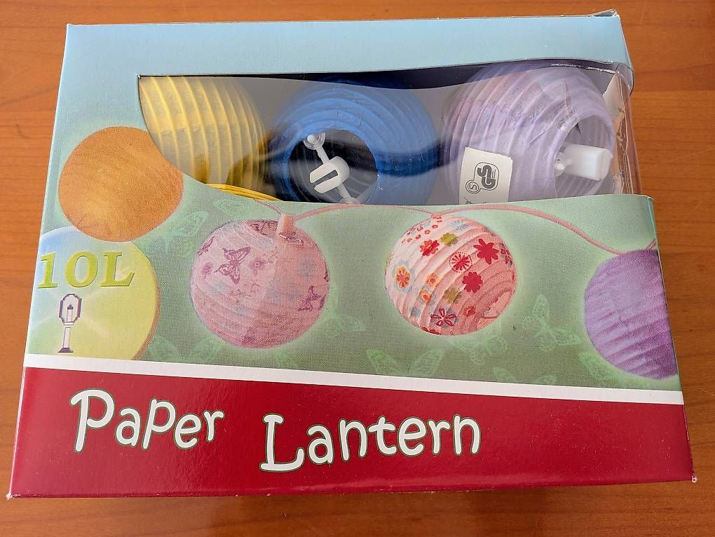 Lampen: Papierlaternenketten – Neu und originalverpackt aus Buttwil von Mafu71