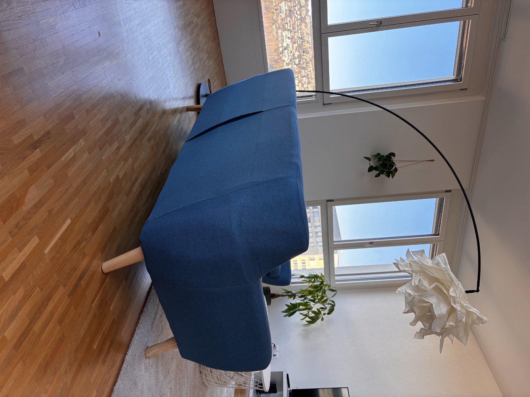 Divani: 2x Scandinavian 3 seater blue sofa set – Usato da Zürich venduto da Bigi_ 3
