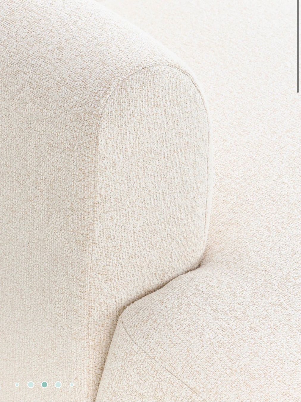 Westwing Divani: NEU: Modularsofa SOFIA in Cremeweiß Bouclé Westwing – Nuovo (secondo la descrizione) da Zürich venduto da sunnyytro 9