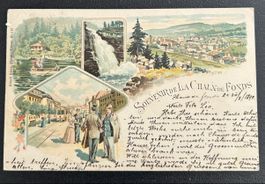 Souvenir de La Chaux de Fonds Litho 