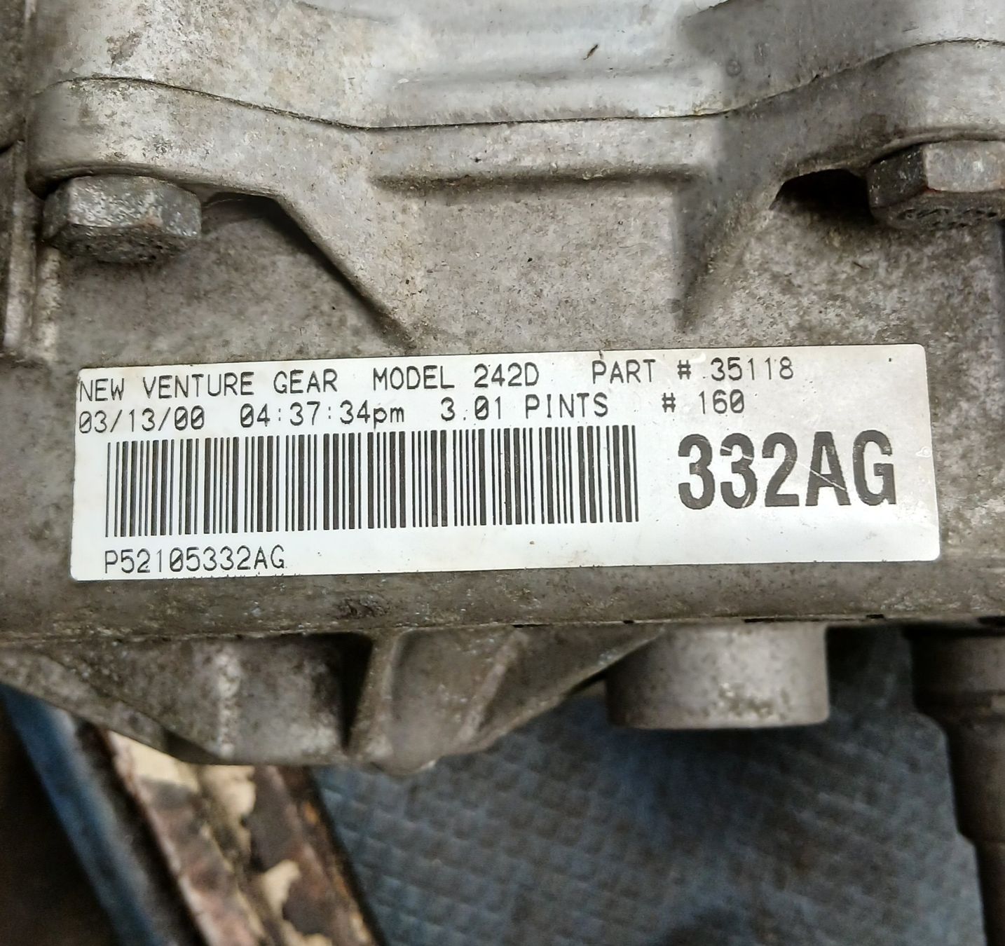 Dodge Alle Autoersatzteile: Boîte de transfert Dodge Durango 1998-2003 5.9 – Gebraucht aus la heutte von Auto-stock 2