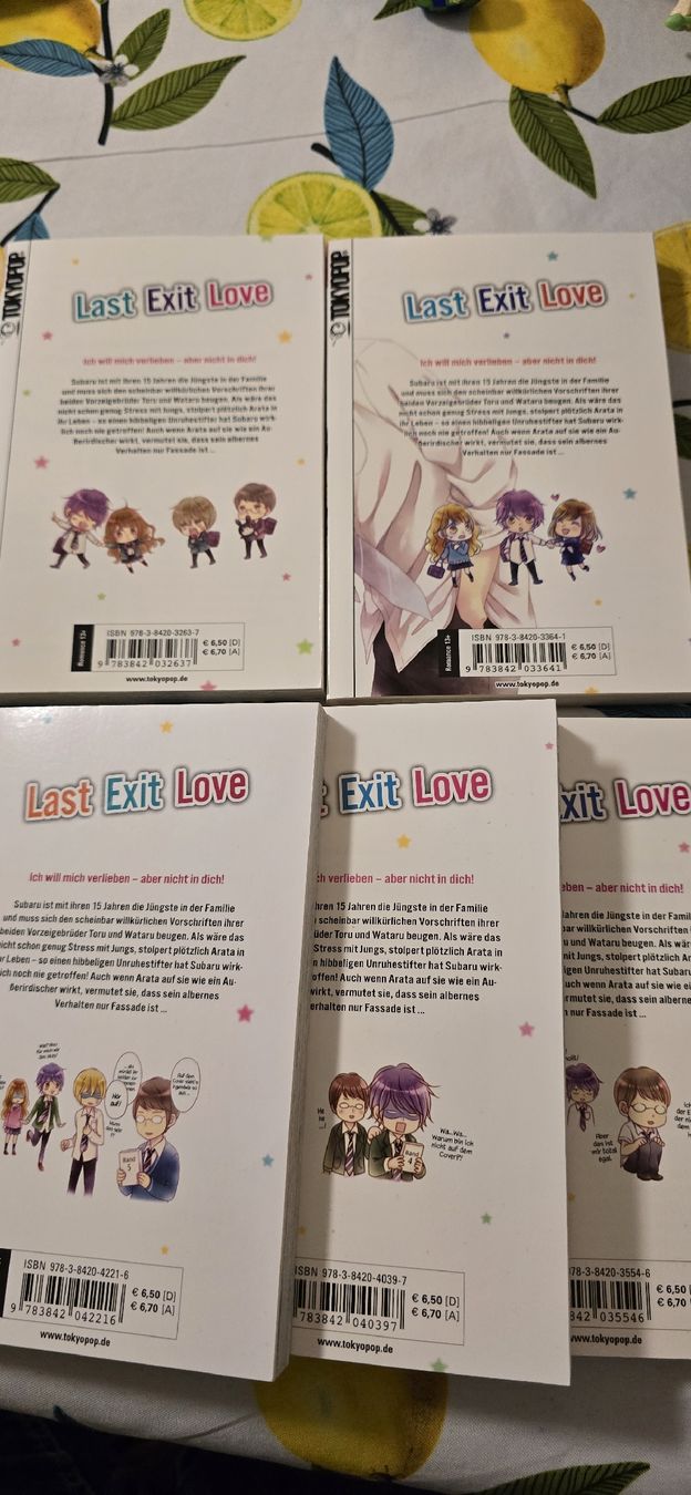 Fumetti: Last Exit Love 1- 5 – Usato da Basel venduto da Nerea07 1