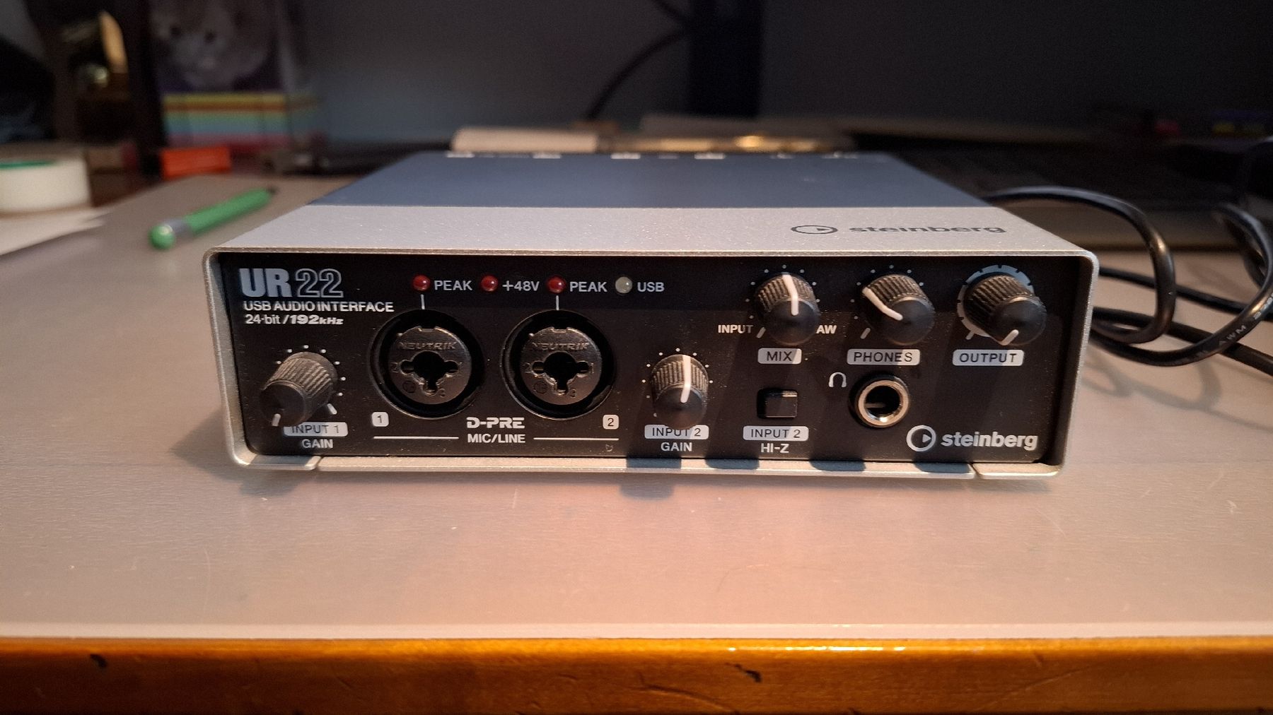 Steinberg Registratori: Steinberg UR22 Audio Interface - Top Zustand, wenig benutzt – Usato da Sonceboz-Sombeval venduto da AdrianH05