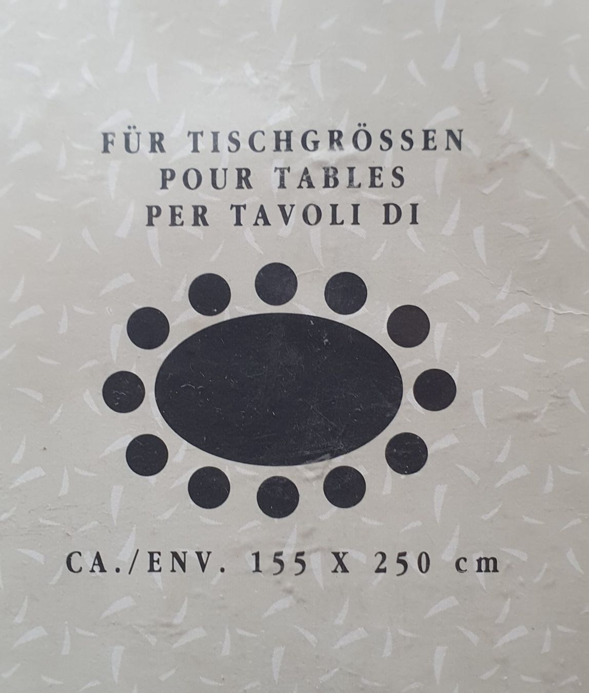 Altra biancheria da tavola: Tovaglia/Nappe/ Tischdecke 155X 250cm – Nuovo e nell'imballaggio originale da Fribourg venduto da SD1910 2