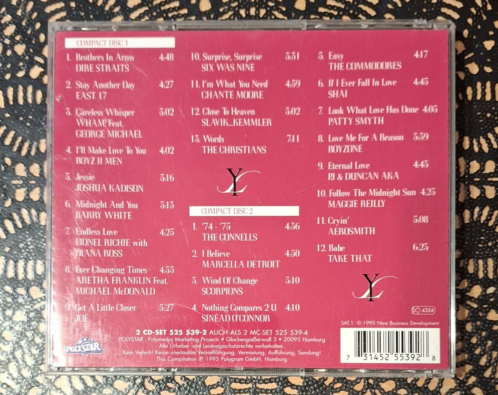 CDs: Young Love - Long Versions, 2CD Balladen Compilation 1995 – Gebraucht aus Amriswil von Celini3 1