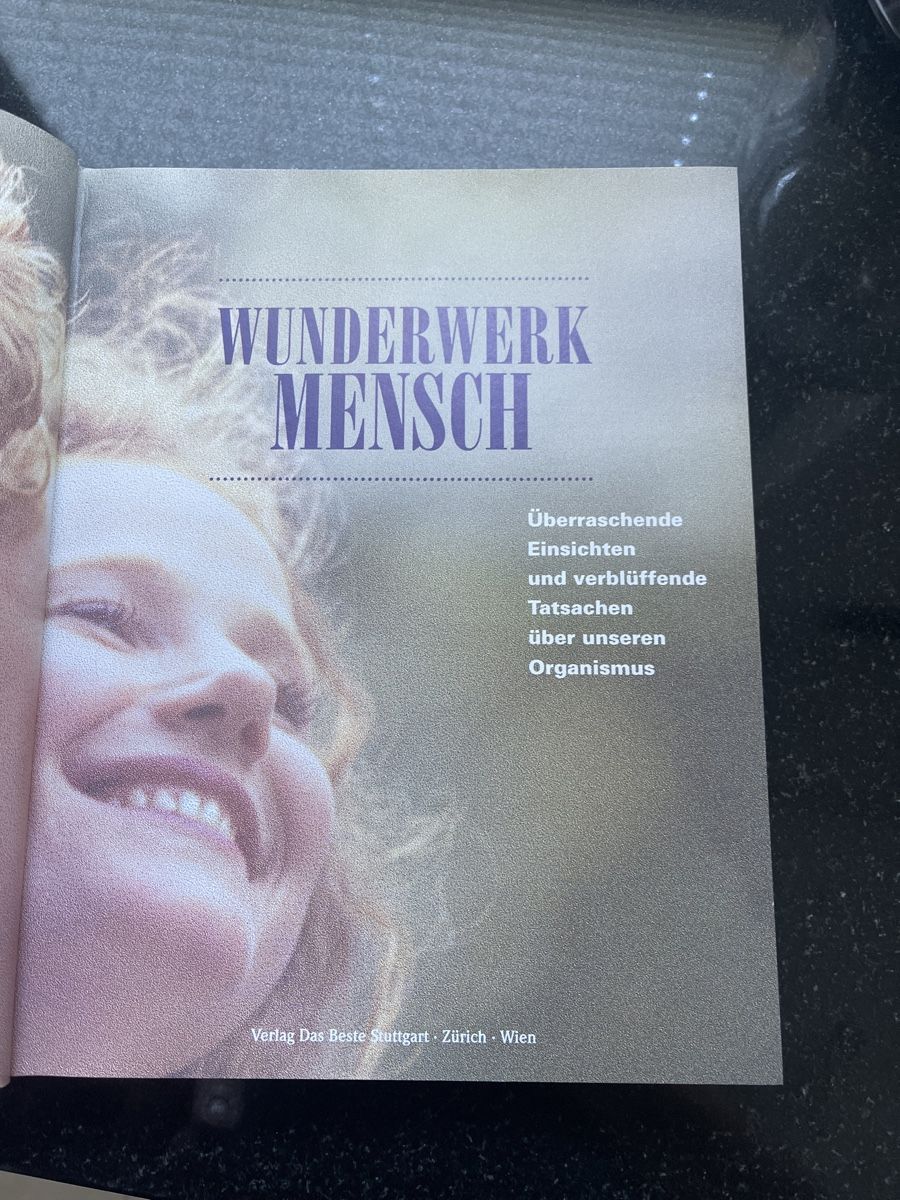 Libri: Buch, Wunderwerk Mensch – Usato da Samstagern venduto da Katinka8 2