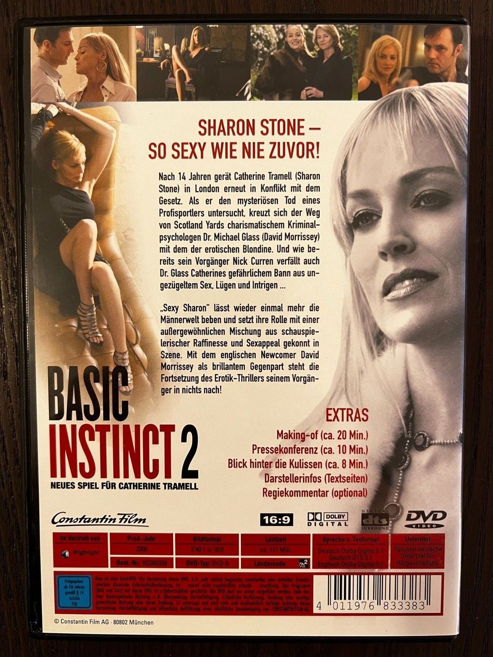 Tutti i DVDs: Basic Instinct 2 – Usato da Zürich venduto da FilmFreunde 1
