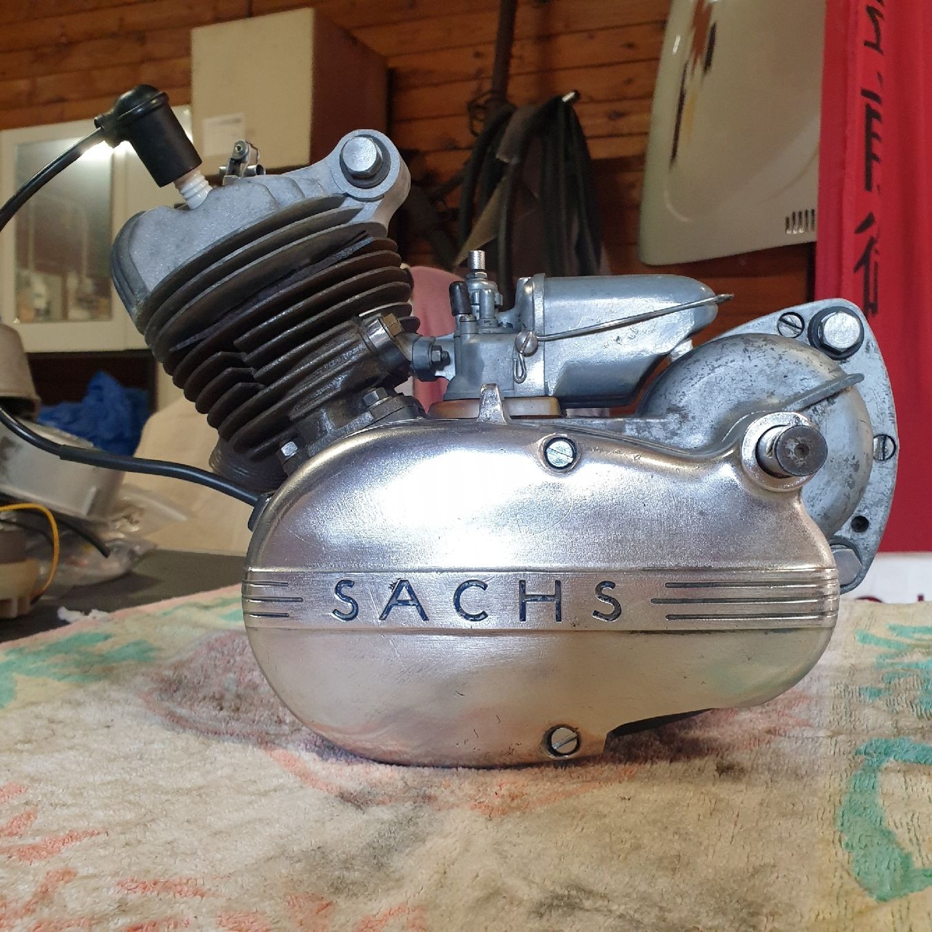 Sachs Mofa-Ersatzteile: Motor Sachs Saxonette 502 Automatic – Gebraucht aus Carabbia von
