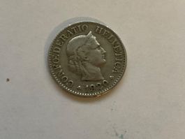 Pièce  Suisse 10 Centimes 1920, à saisir!