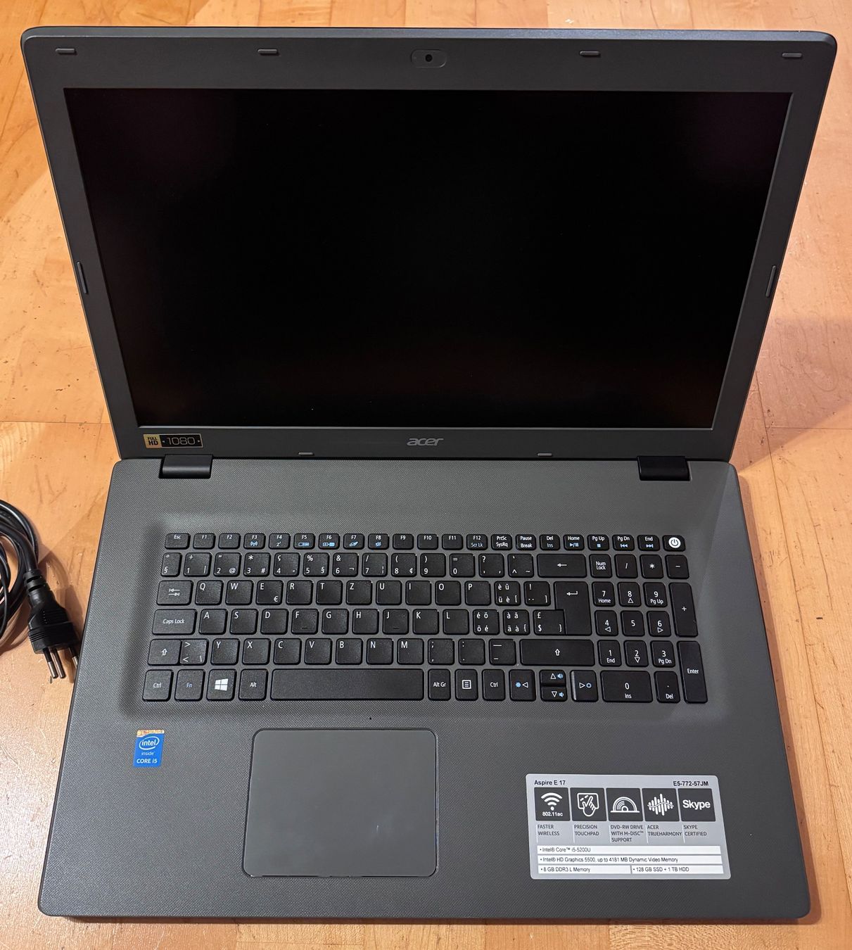 Acer Notebook: ACER Aspire E17 E5-772-57JM – Usato da Unterengstringen venduto da NOISE 2