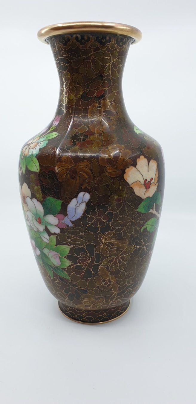 Vasen & Gefässe: Grosse Cloisonné Vase – Gebraucht aus Emmen von Brockofsky 2