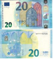 20 Euro WA   deutschland W001signatur drache unc