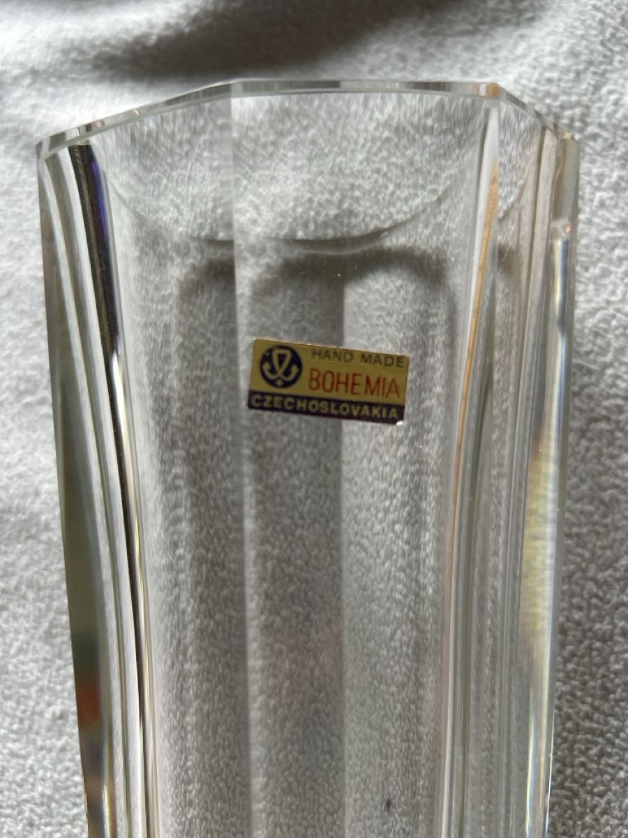 Vasi & Recipienti: Böhmische Kristall Vase  – Usato da Bonstetten venduto da Ebano- 2