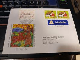 Lettre philatélique Saint-Imier 1977, Journée du Timbre